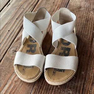 Sorel White Sandals